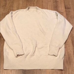 Women’s Textured Cream Sweater
